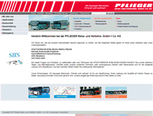 Tablet Screenshot of pflieger.net